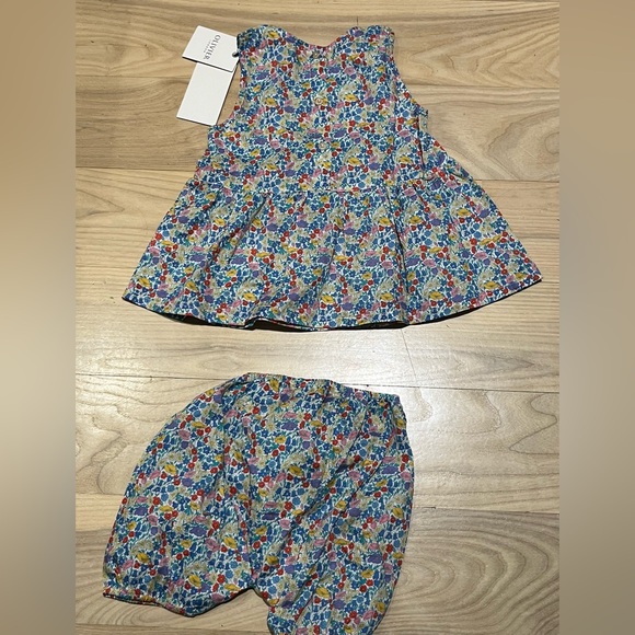 NWT Olivier London Floral Top and Matching Shorts / Bloomers Set 2-3 Years Old - Picture 3 of 5